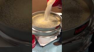 Demonstration of Screening Plastic Pellets with a Vibratory Screener