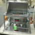 Stainless Steel-,-N/A-,-N/A-,-Special Sanitary, Bag Dump Screener w/Special Base Plate and slide gate at the product outlet-,-146