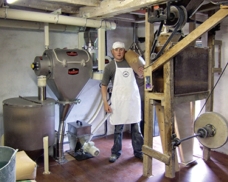 Flour Mill Employs Centrifugal Force to Speed Up Separation of Bran from Flour
