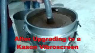 Déshydrater le lisier : avant et après la mise à niveau vers le crible vibrant circulaire Kason Vibroscreen